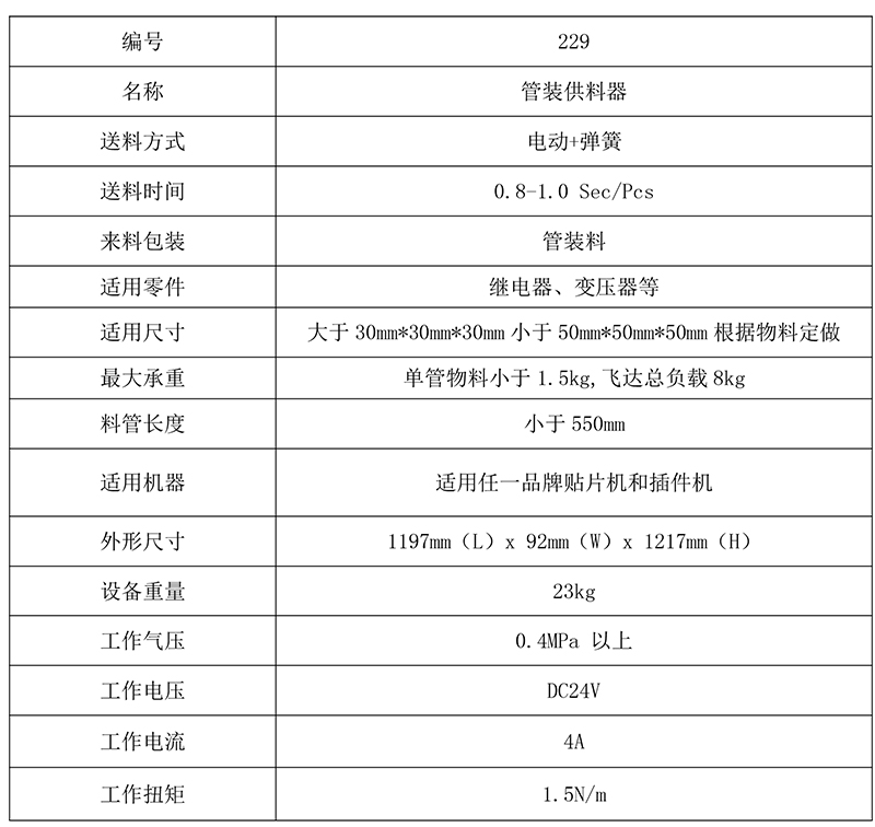 229管裝飛達(dá)